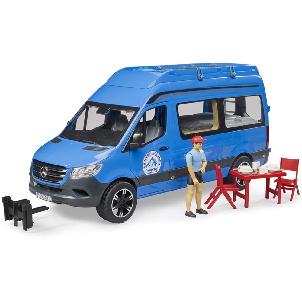 Bruder Kids MB Sprinter Camper with Driver Playset Model Image 4