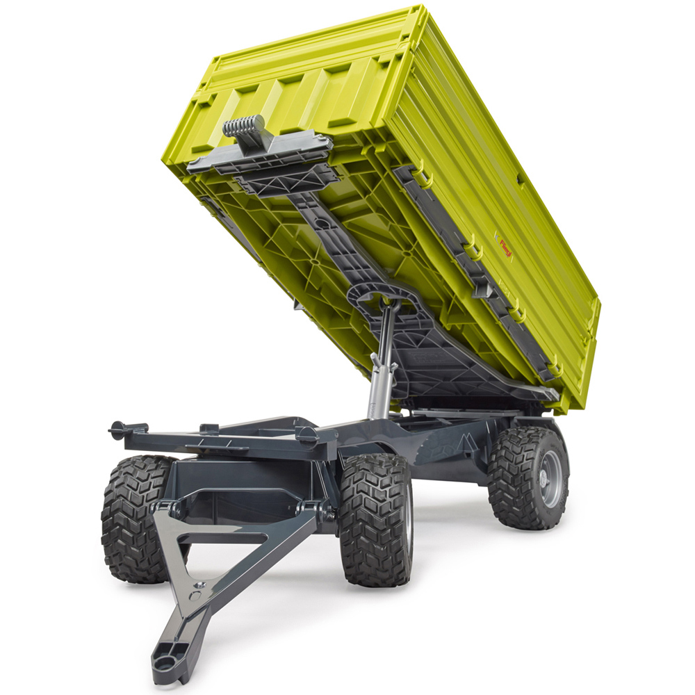 Bruder Kids Fliegl 3 Way Tipping Trailer with Removable Top Playset Model Image 7