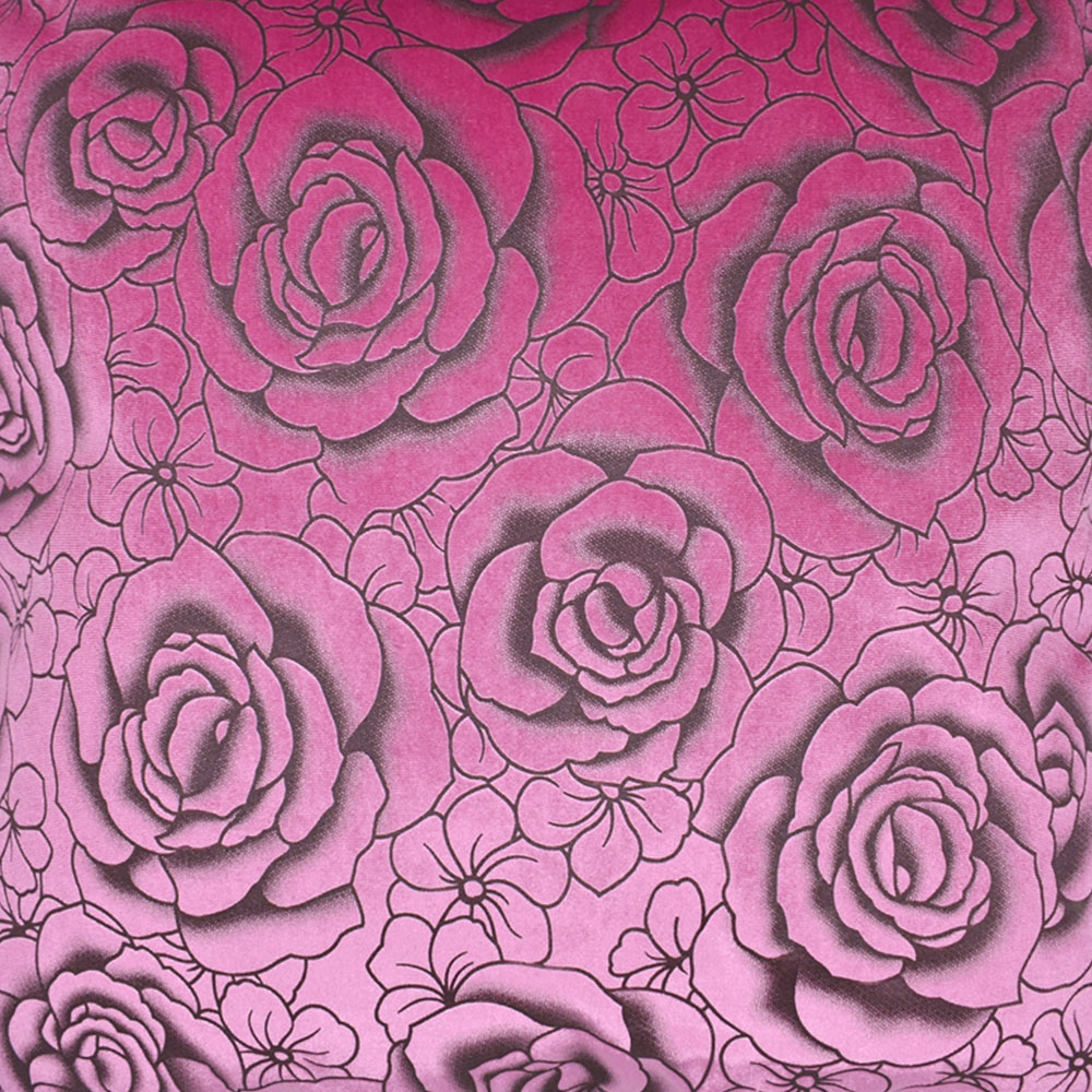 Intimates Flock Rose Pink Filled Cushion 43 x 43cm 2 Pack Image 2