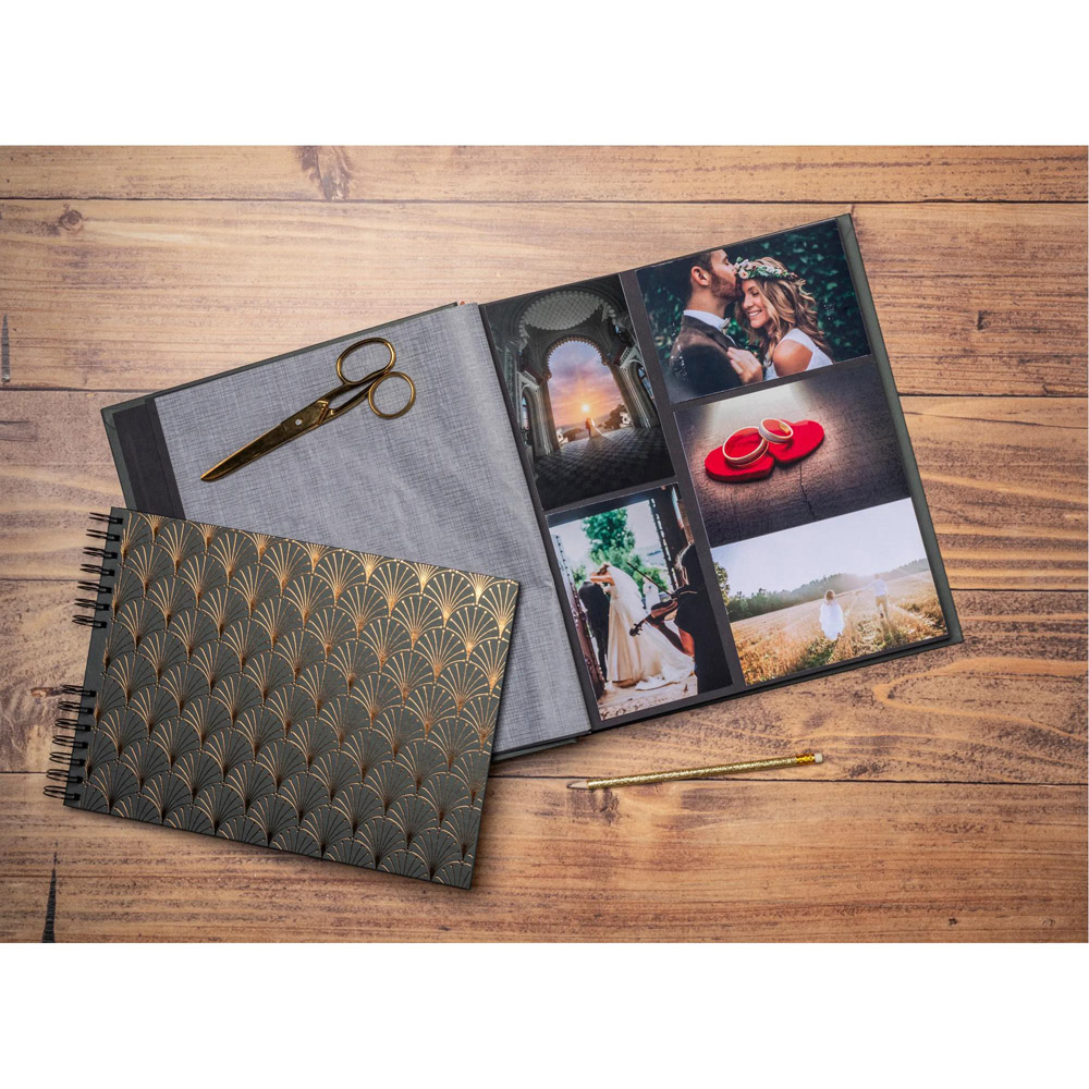 Exacompta Black Photo Album 60 Sheets 300 Photos Image 2