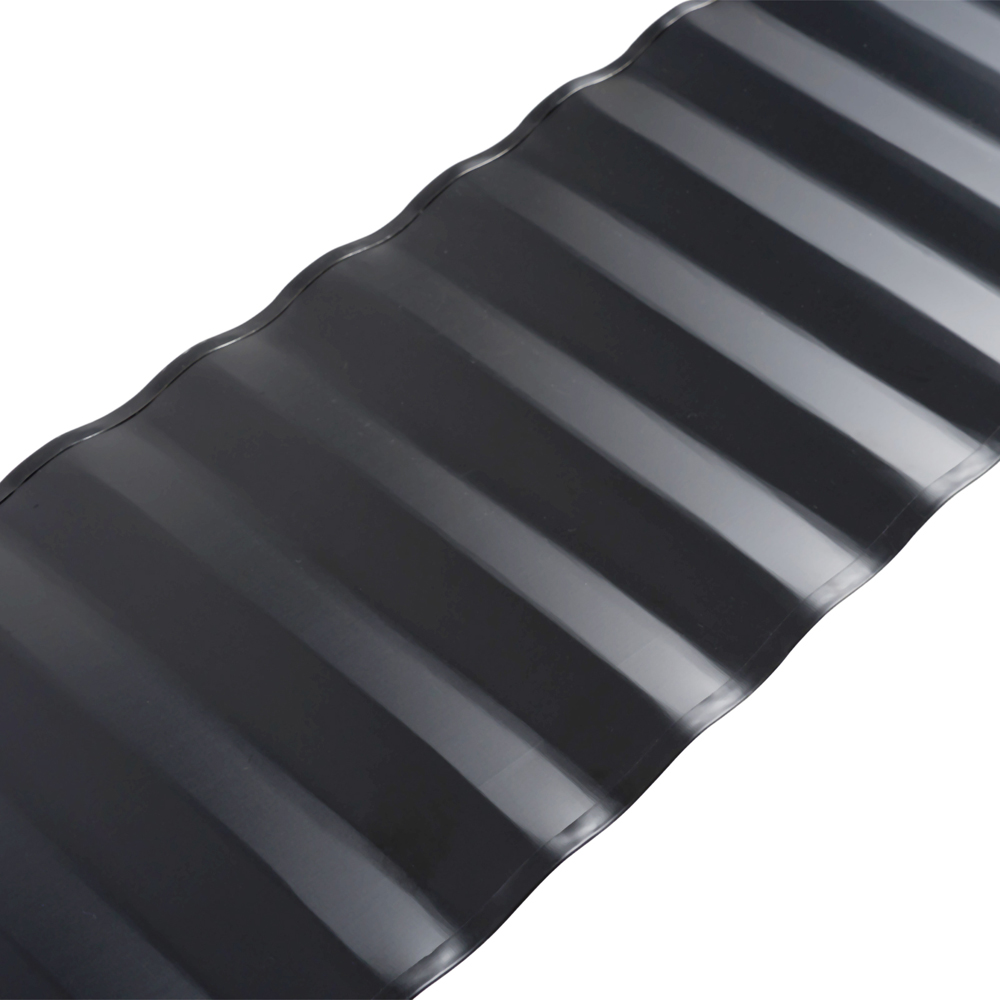 Living and Home Black Corrugated Metal Garden Edging 6m Image 5