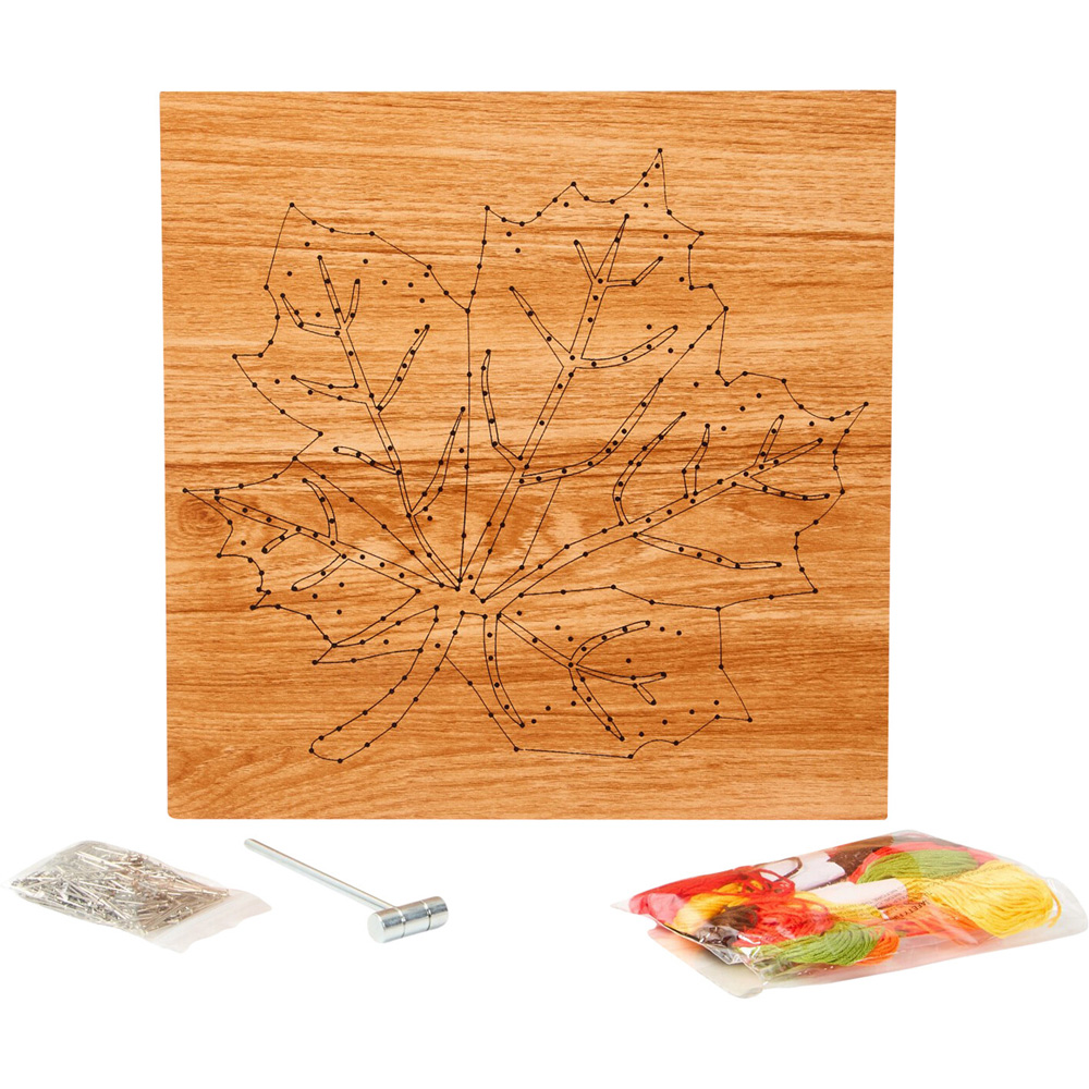 Rainbow Leaf String Art Image 4