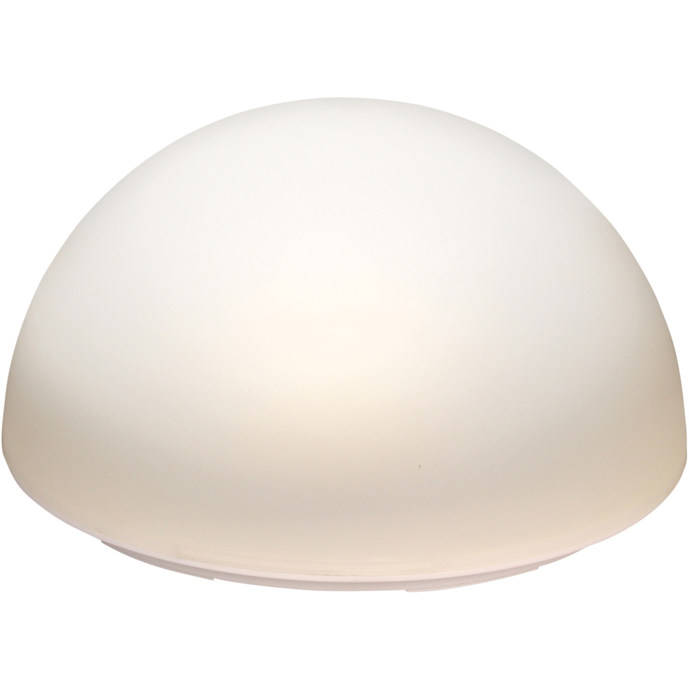 Luxform La Rochette White Globe Solar Garden Light Image 3