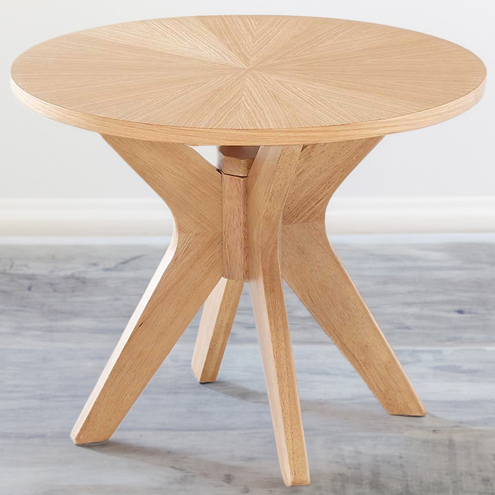 White oak clearance end table