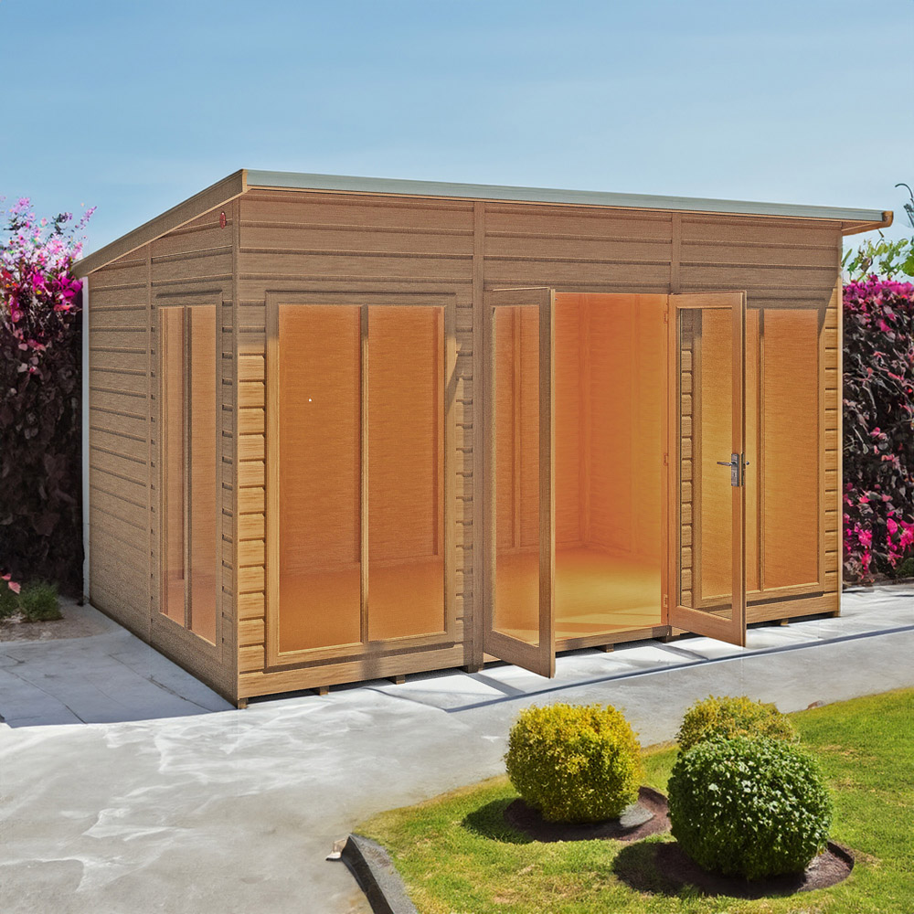 Shire Lela 12 x 8ft Double Door Summerhouse Image 6