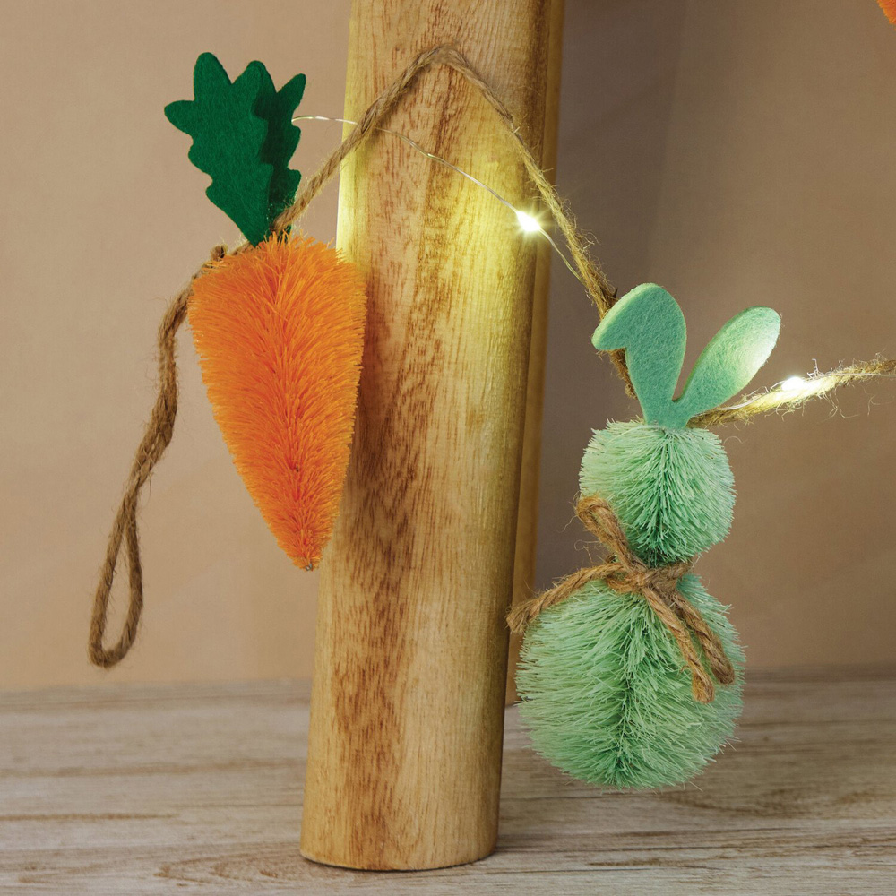 Rabbit and Carrot String Light Image 6