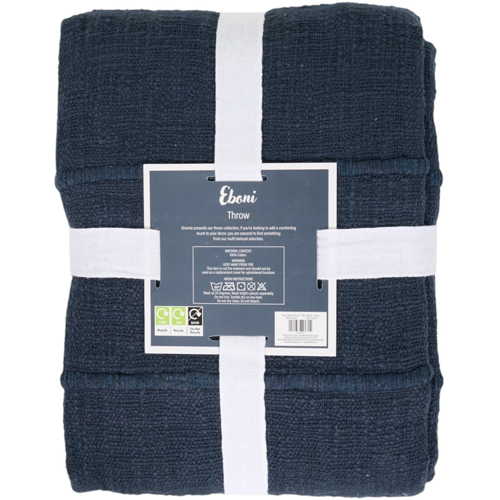 Eboni Tassel Throw Navy Image 3