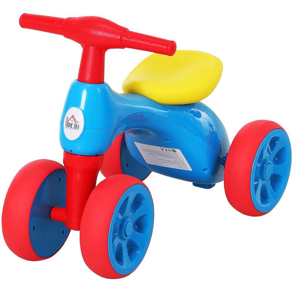 Tommy Toys 4 Wheels Multicolour Baby Balance Bike with Storage Bin Image 1