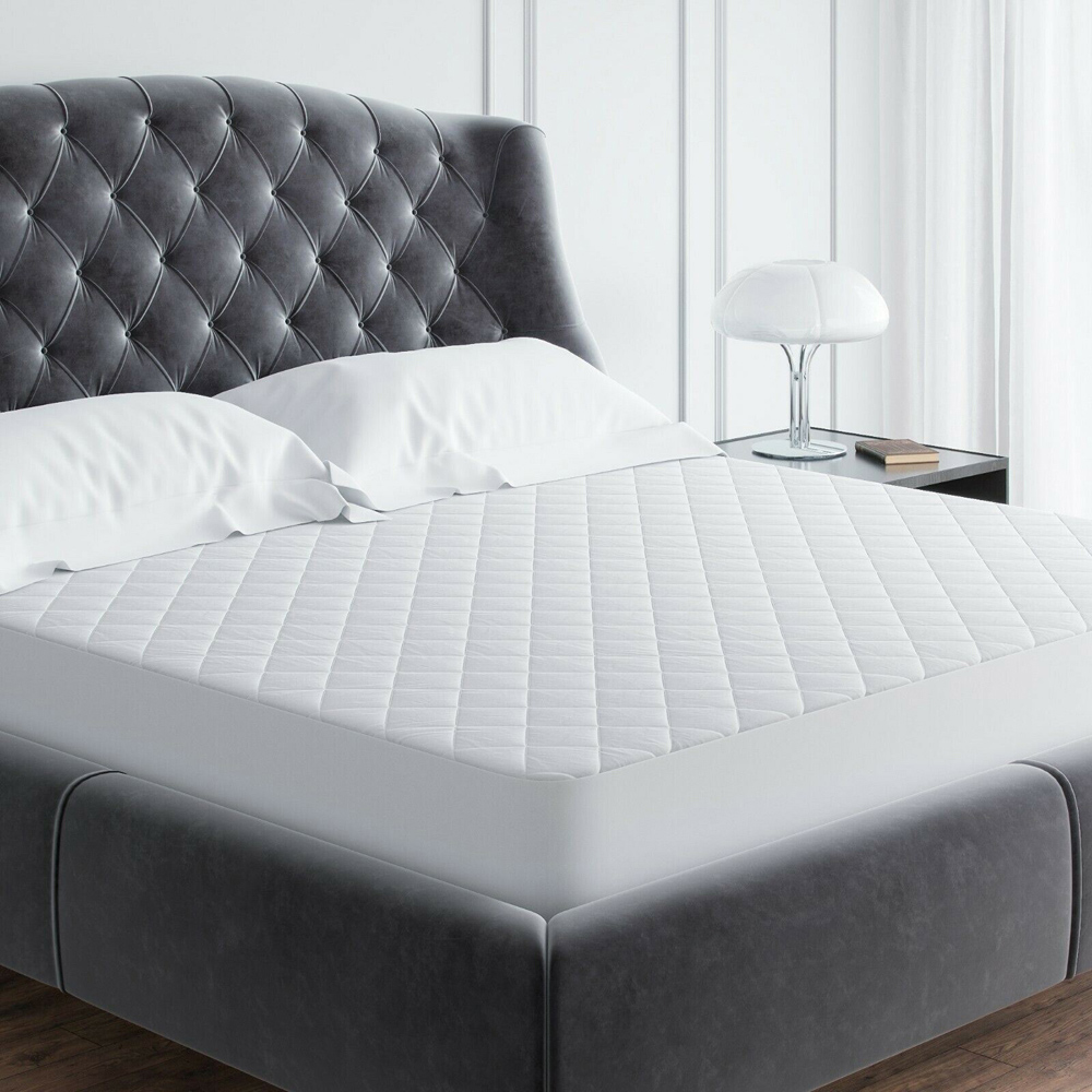 Fine Linens Single Extra Deep Waterproof Quilted Mattress Protector Image 2