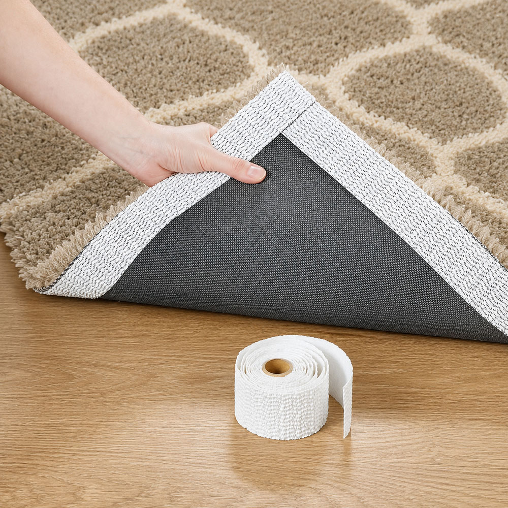 Avilo Heavy Duty Double Sided Carpet Gripping Tape Image 2