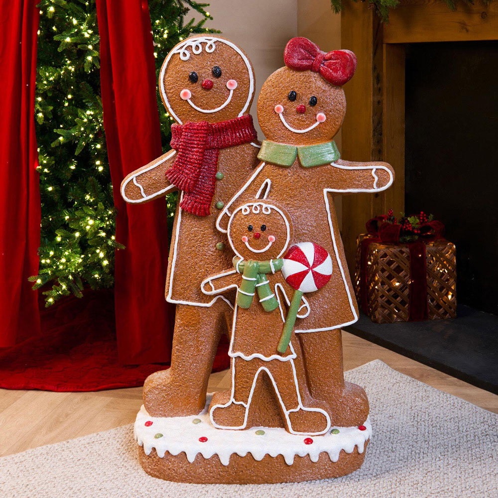 Gingerbread Family Ornament Image 2