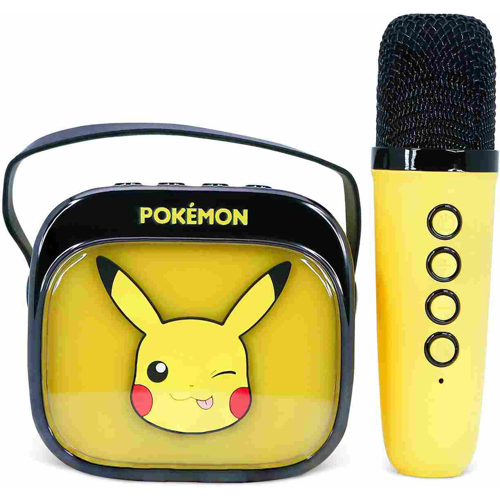 OTL Pikachu PopSing LED Light-Up Wireless Karaoke Speaker and Microphone Image 2