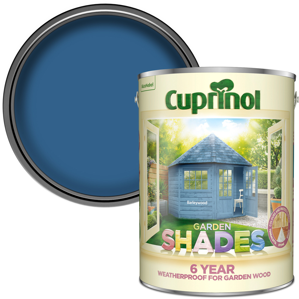 Cuprinol Garden Shades Barleywood Matt Exterior Wood Paint 5L Image 1
