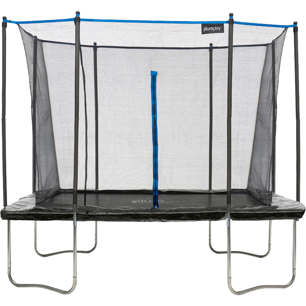Plum Play 10 x 8ft Rectangular Springsafe Trampoline and Enclosure Image 1