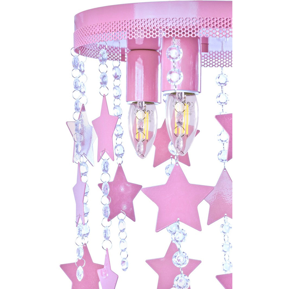 Milagro Star Baby Pink Ceiling Lamp 230V Image 2
