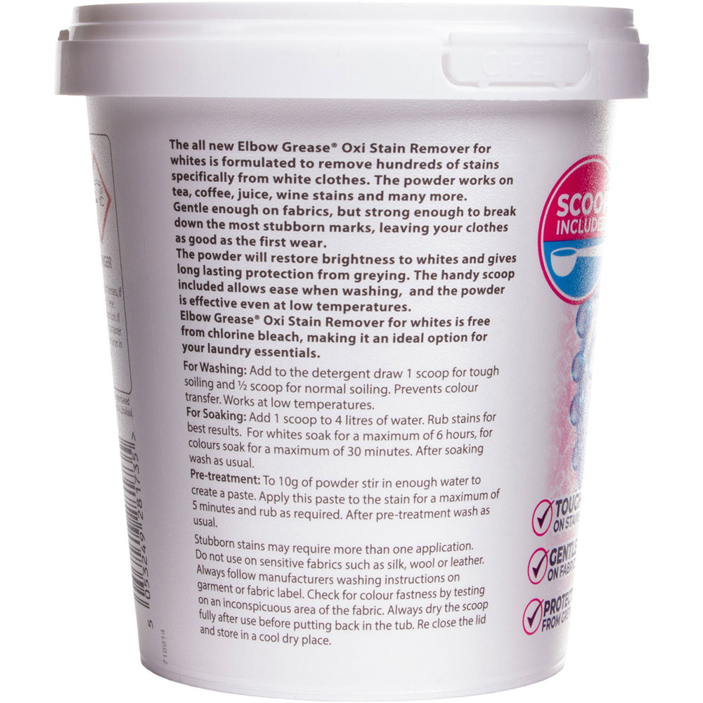 Elbow Grease Oxi Stain Remover for Whites Image 3