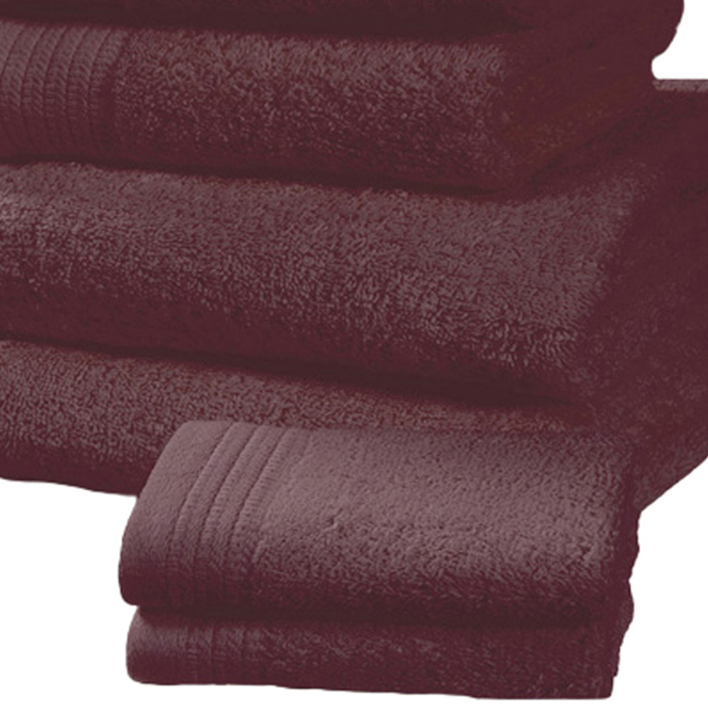 Rapport Home Chatsworth Super Soft 600gsm Combed Cotton Purple Bath Towel Image 3