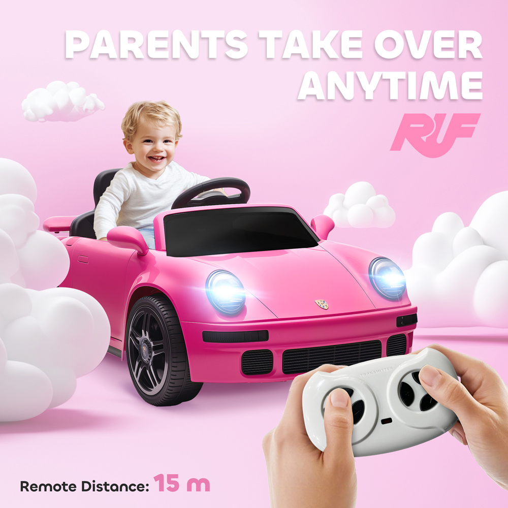 Tommy Toys Pink Battery Powered Kids Remote Control Electric Car Image 7