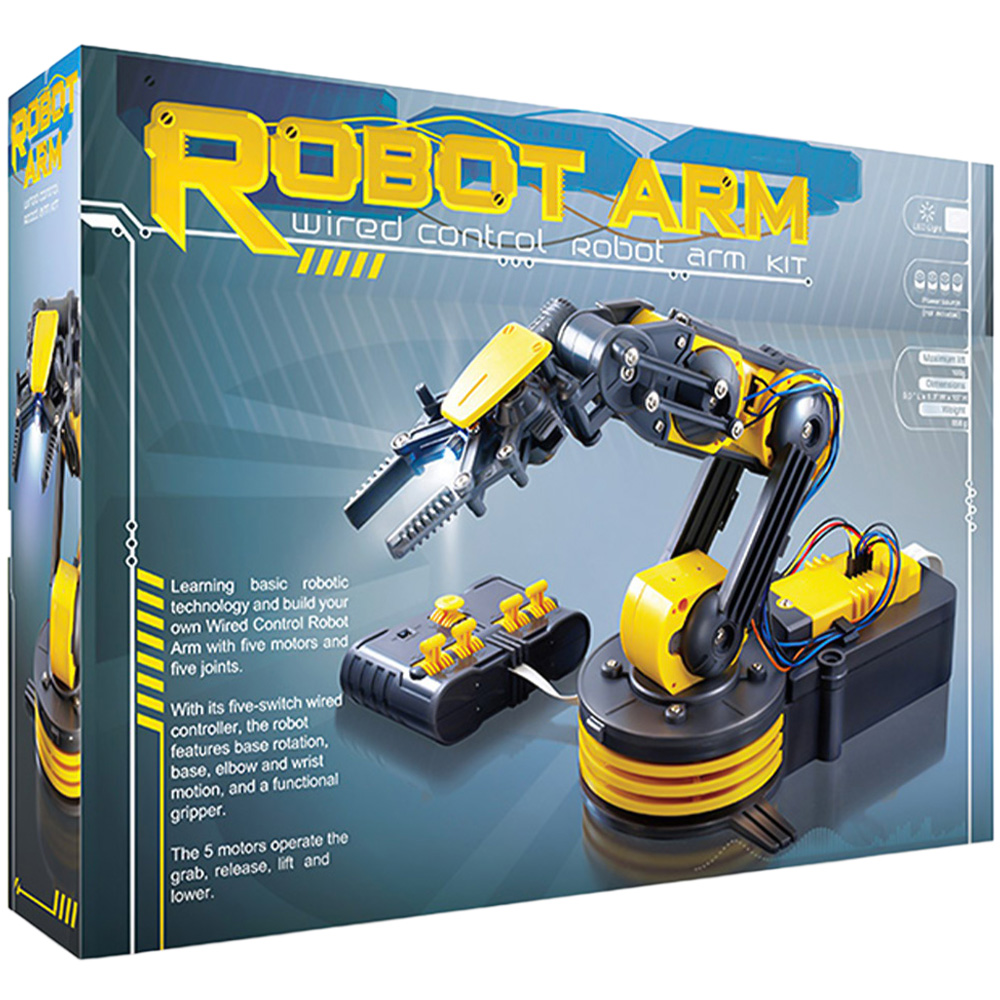 Construct & Create Build Your Own Robot Arm Kit Image 1