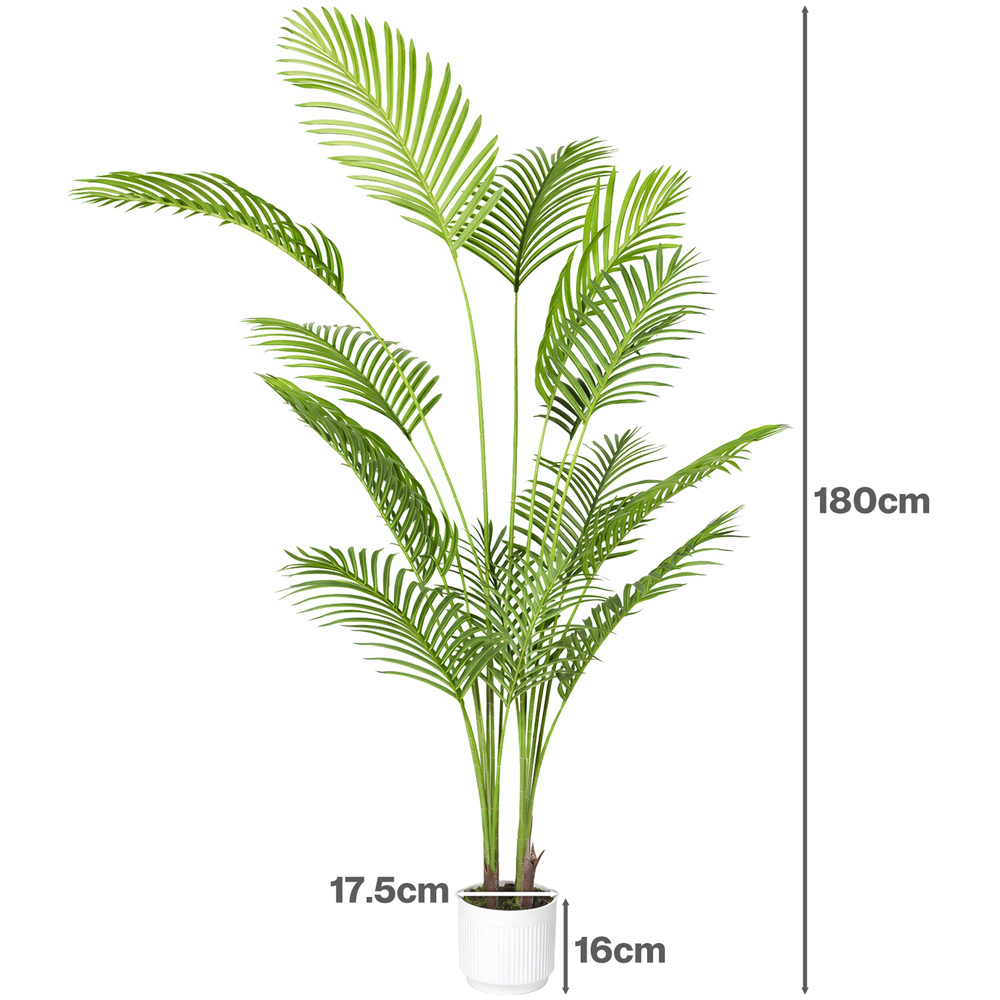 Levede Palm Artificial Tree in Pot 6ft Image 9