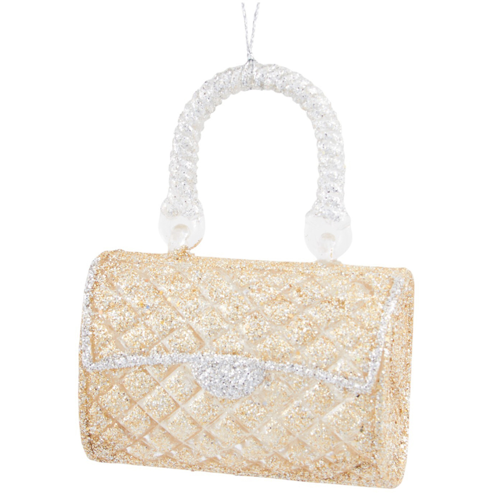Hanging Glitter Handbag Image 1