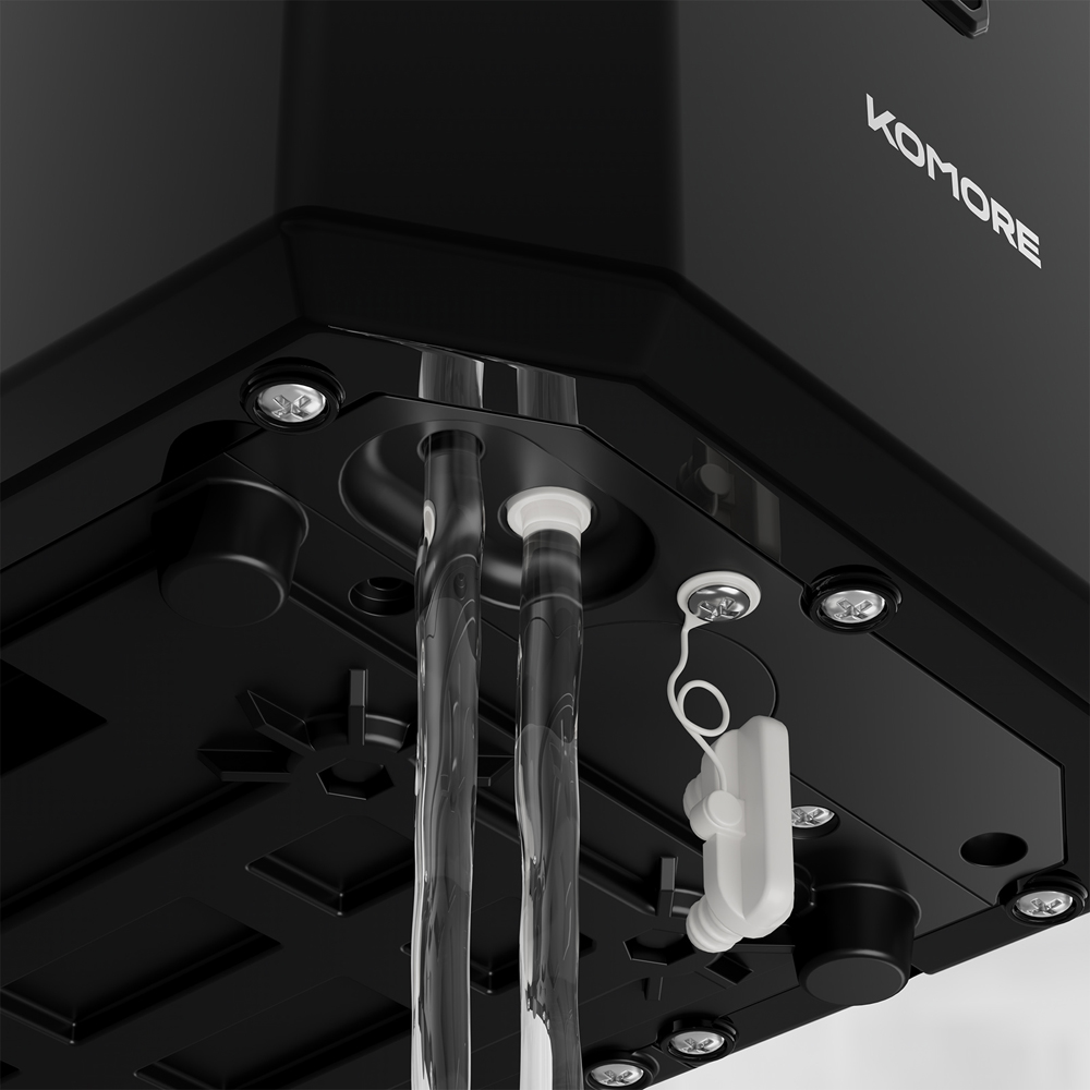 Living and Home Komore Nugget Ice Maker Machine with Handle Image 5