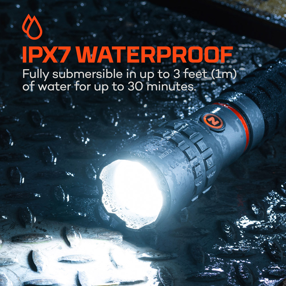 Nebo Slyde King 4K 4000 Lumens Rechargeable Flashlight with Side-to-Reveal COB Work Light Image 6
