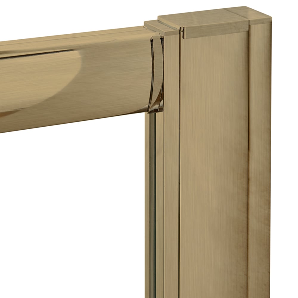 nuie Brushed Brass Profile Extension Kit 1850mm Image 1
