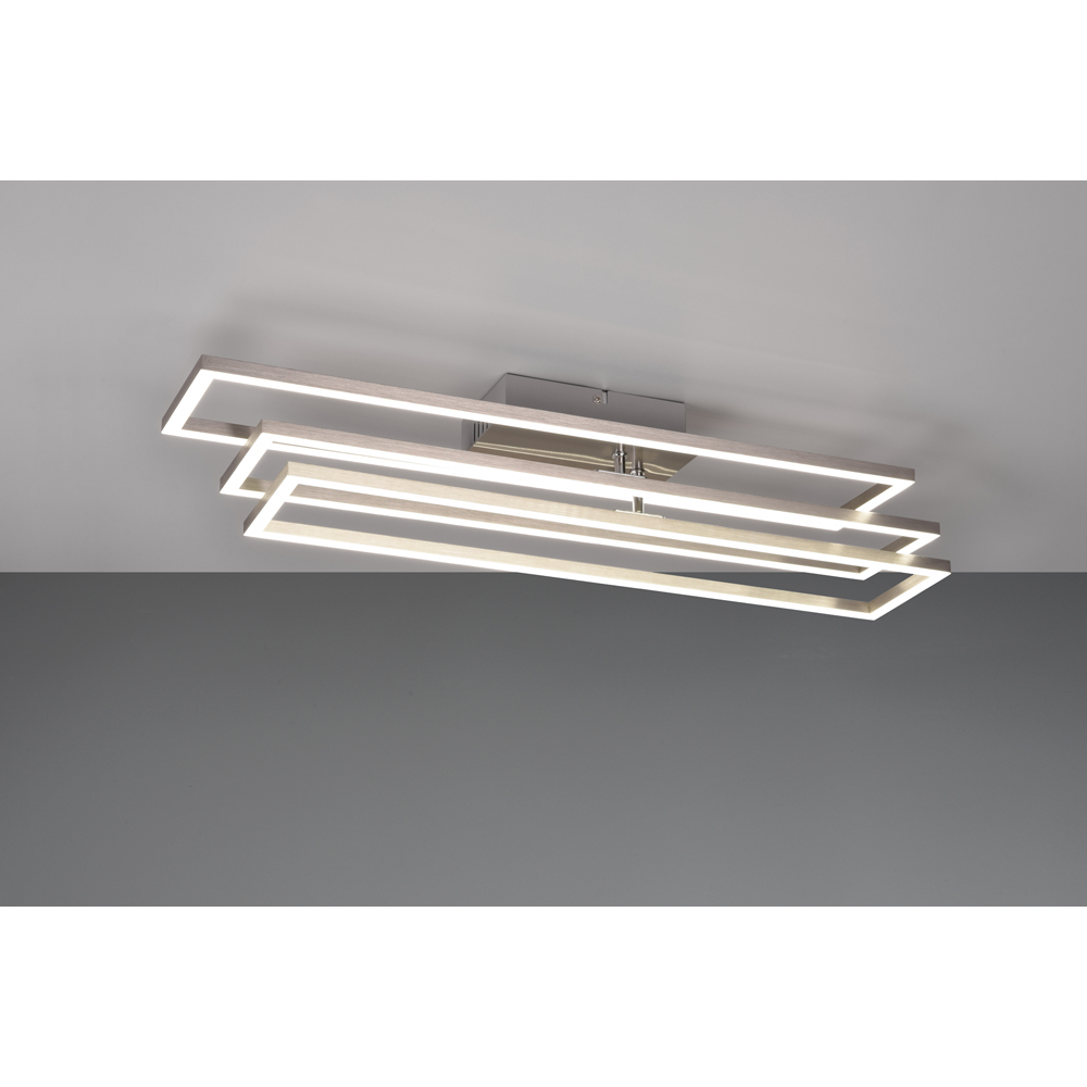 TRIO Corso Matt Nickel LED Ceiling Light Image 7