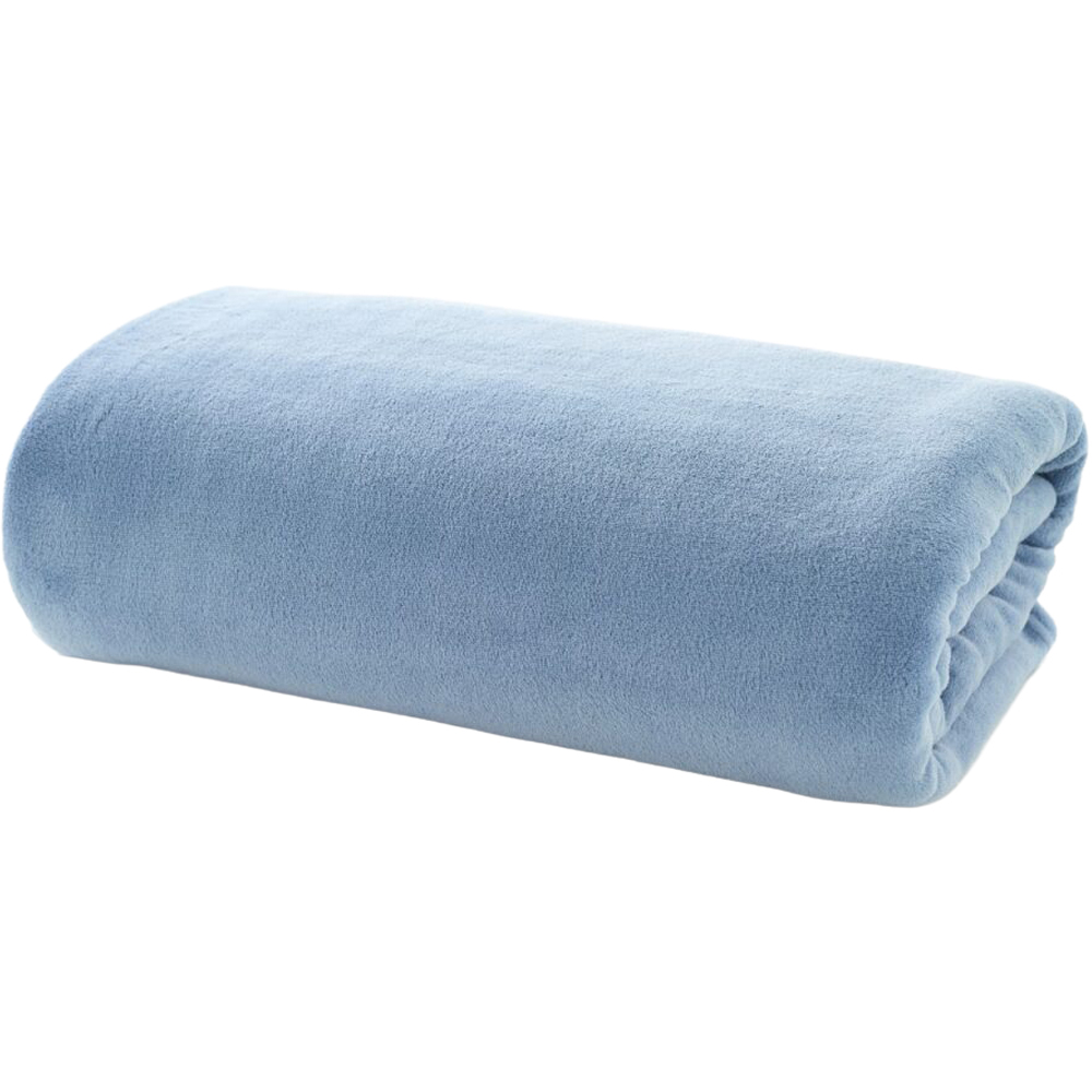 Deyongs Dusty Blue The Big One Throw 230 x 270cm Image 1
