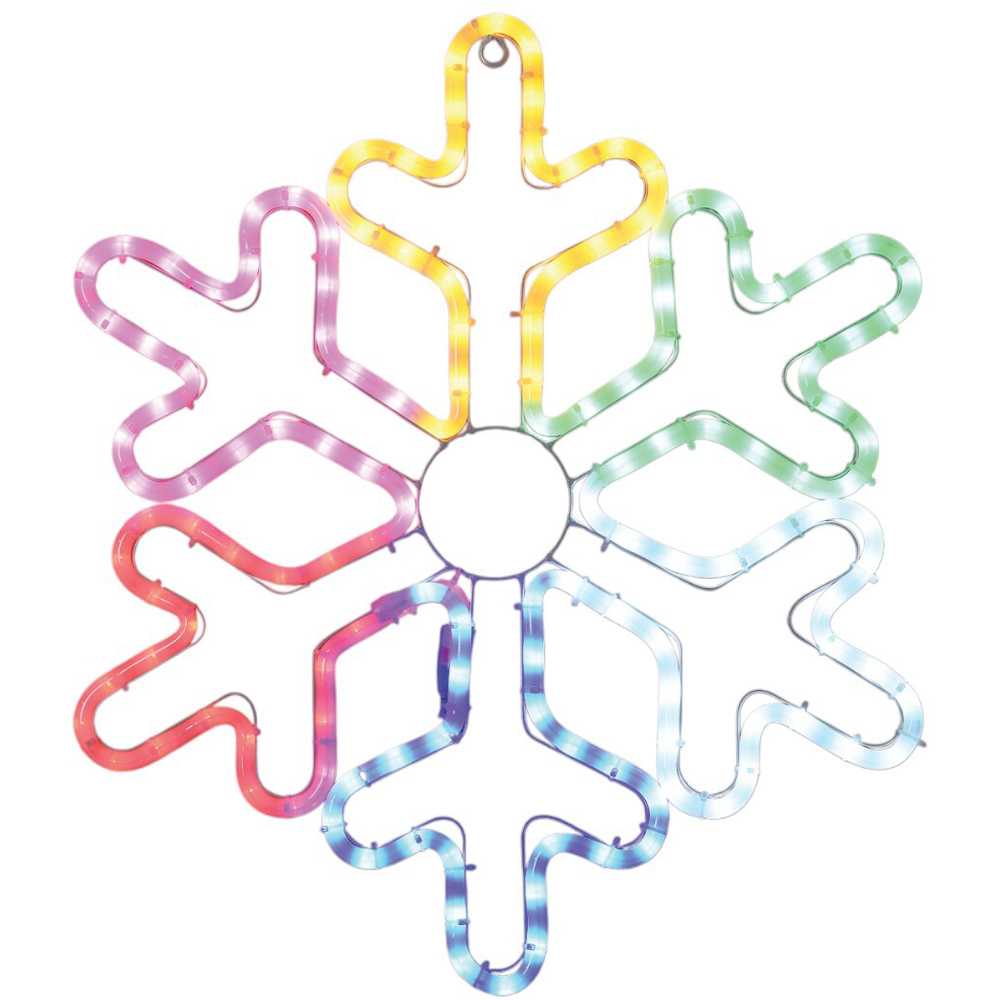 Festive Snowflake Rope Light Image 2