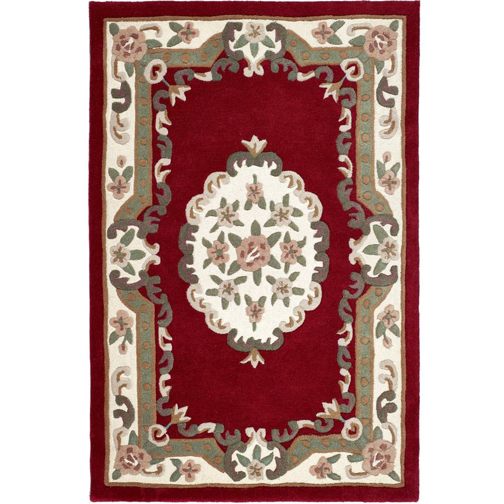 Origins Shensi Wine Wool Rug 75 x 150cm Image 1