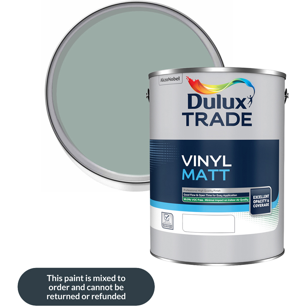 Dulux Trade Fresh Foliage Walls and Ceilings Vinyl Matt Paint 5L Image 1