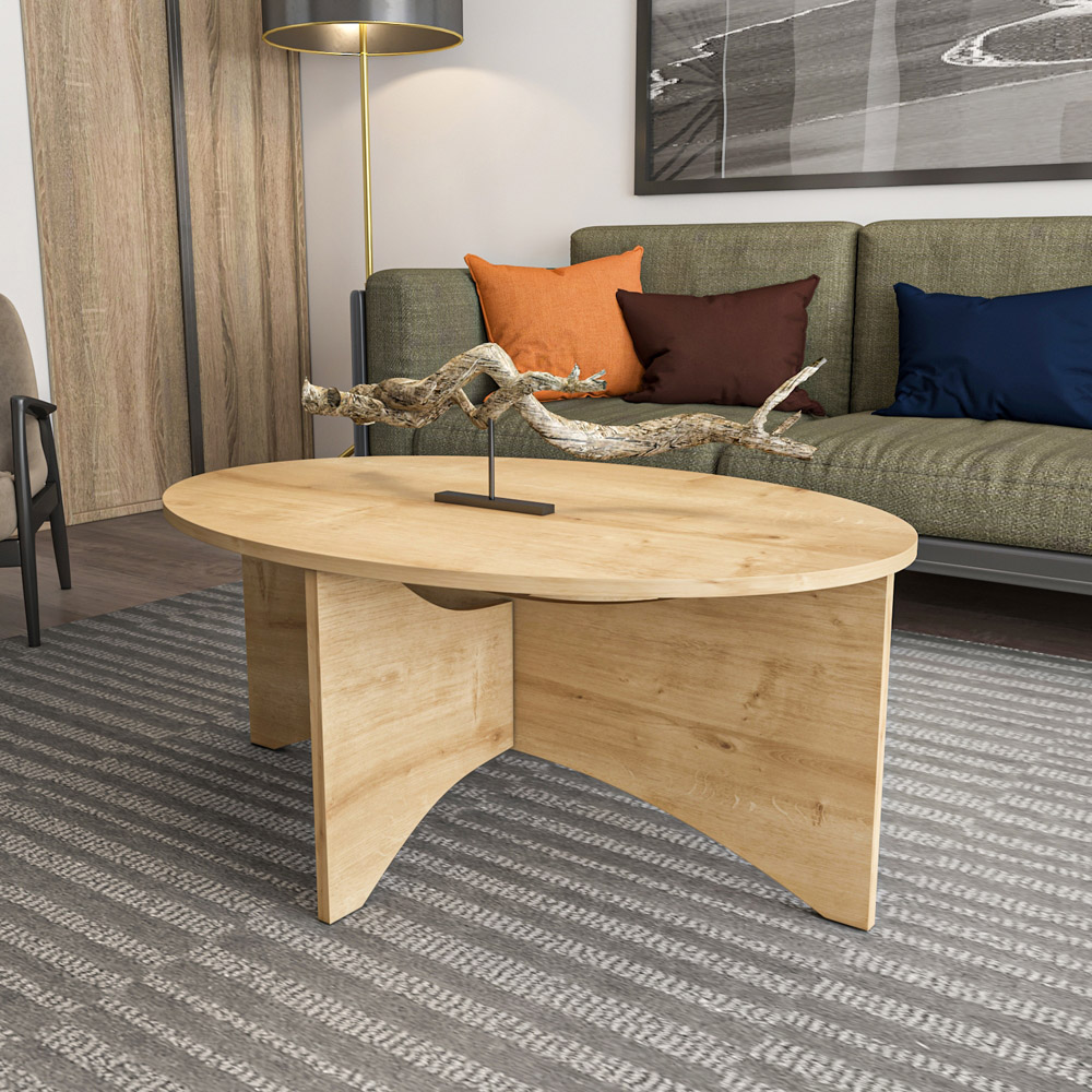 Decorotika Solo Sapphire Oak Coffee Table Image 6