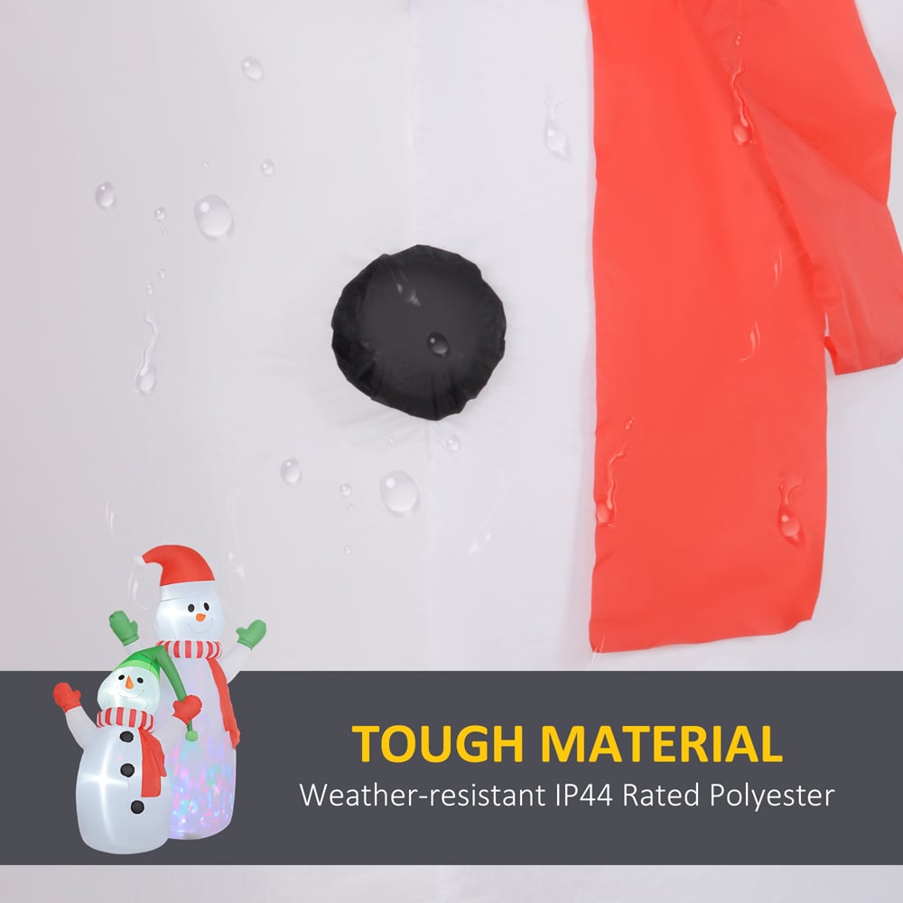 Everglow LED Inflatable Snowman Christmas Decoration 8ft Image 5