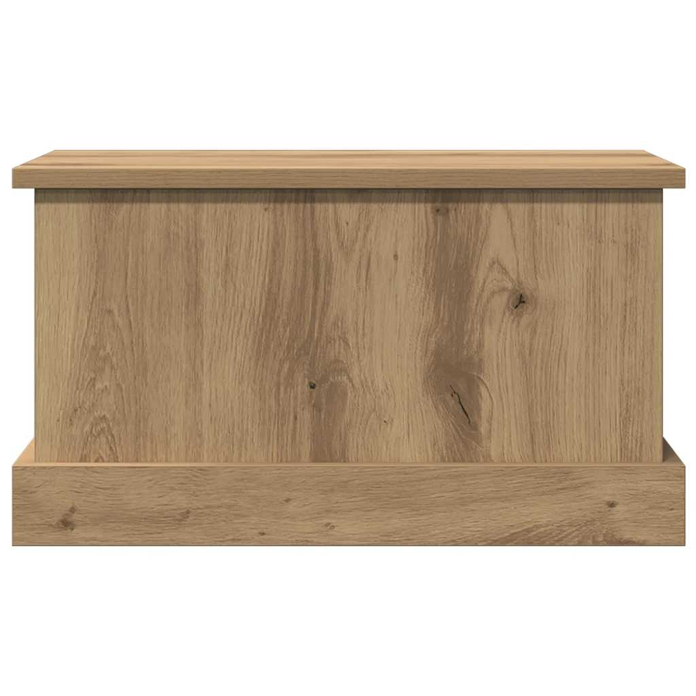 vidaXL Artisan Oak Storage Box with Lift Top Lid Image 5