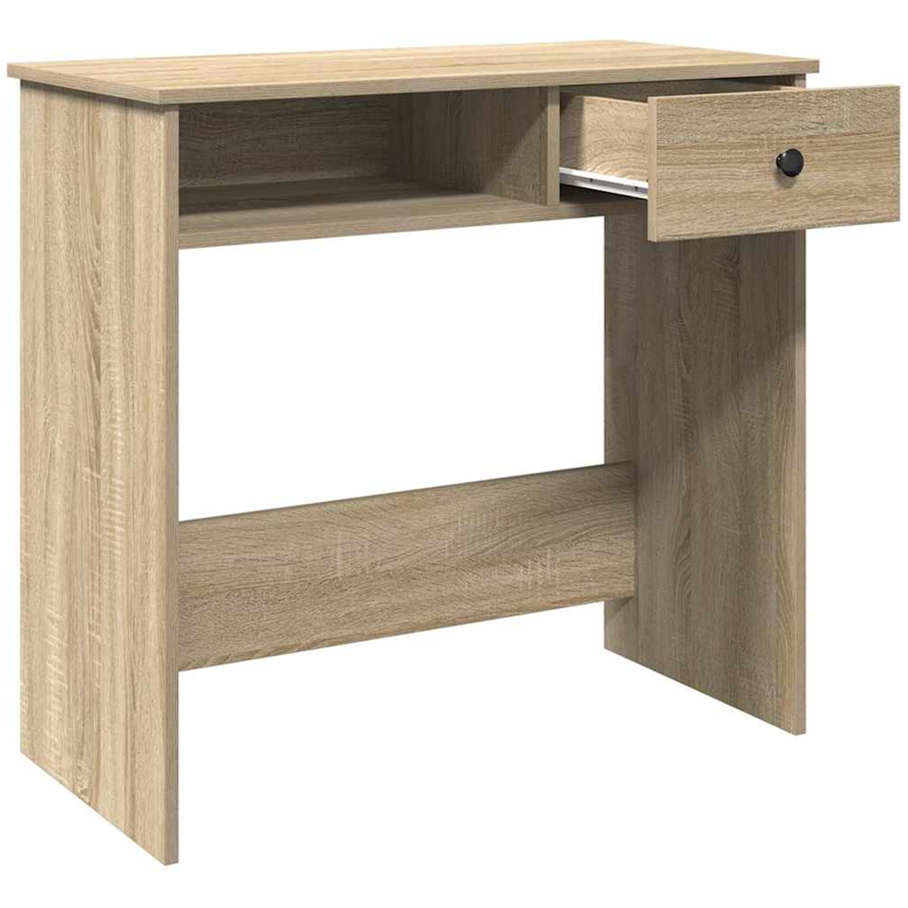 vidaXL Single Drawer Computer Desk Sonoma Oak Image 3