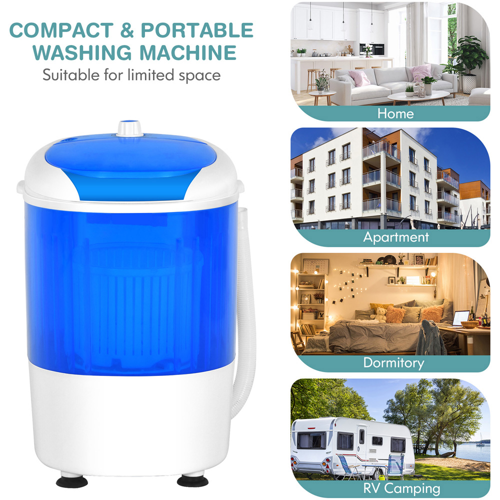 Costway 2 in 1 Portable Mini Single Tub Laundry Washing Machine 170W Image 6