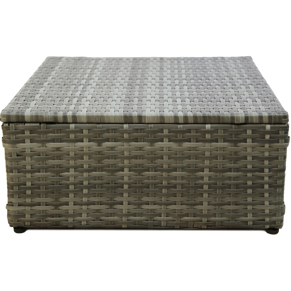 Home Garden Direct 4 Seater Corner Sofa with Coffee Table Grey Image 6