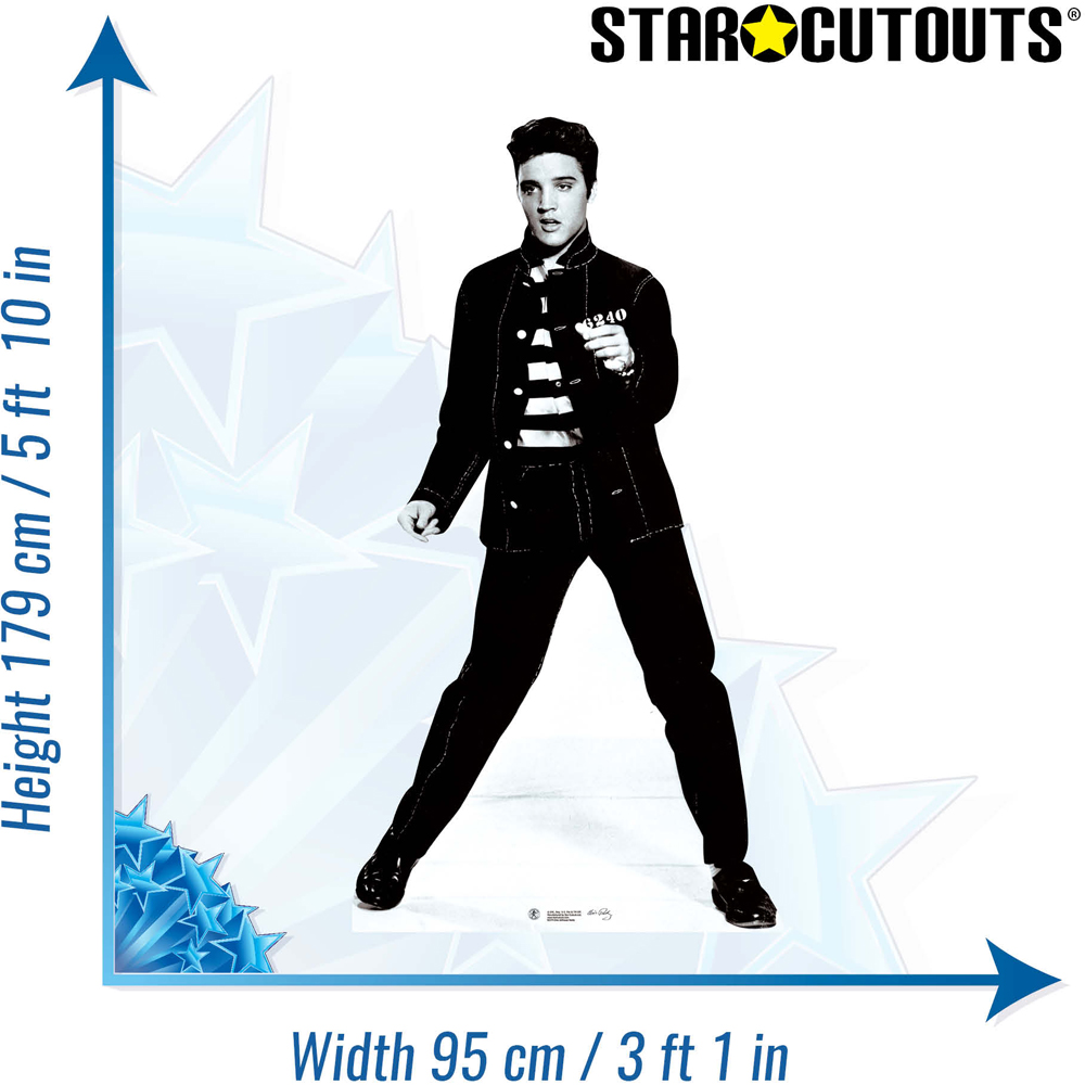 Star Cutouts Elvis Jailhouse Rocks Cardboard Cutout 5.10ft Image 5
