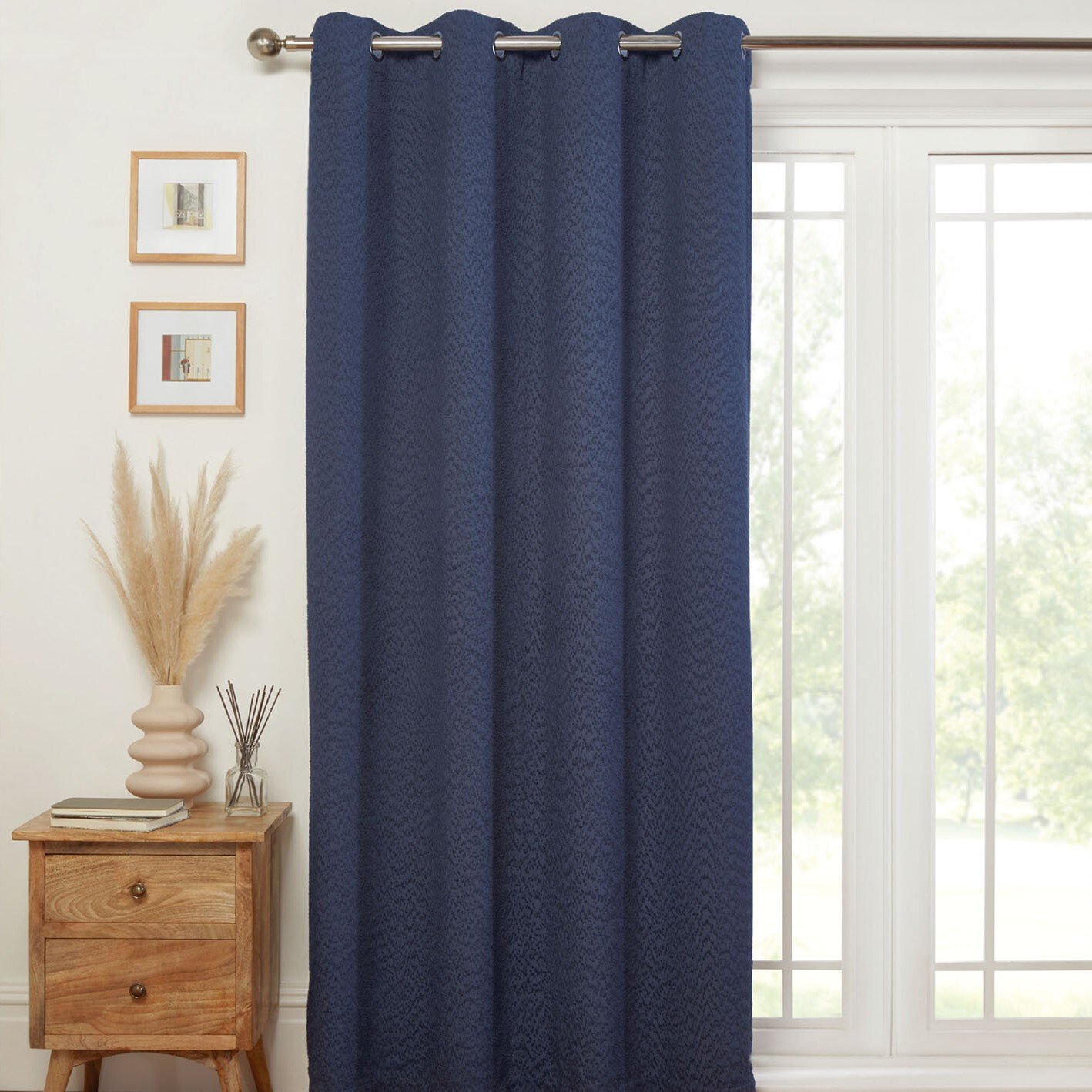 Toronto Boucle Panel - Navy Image
