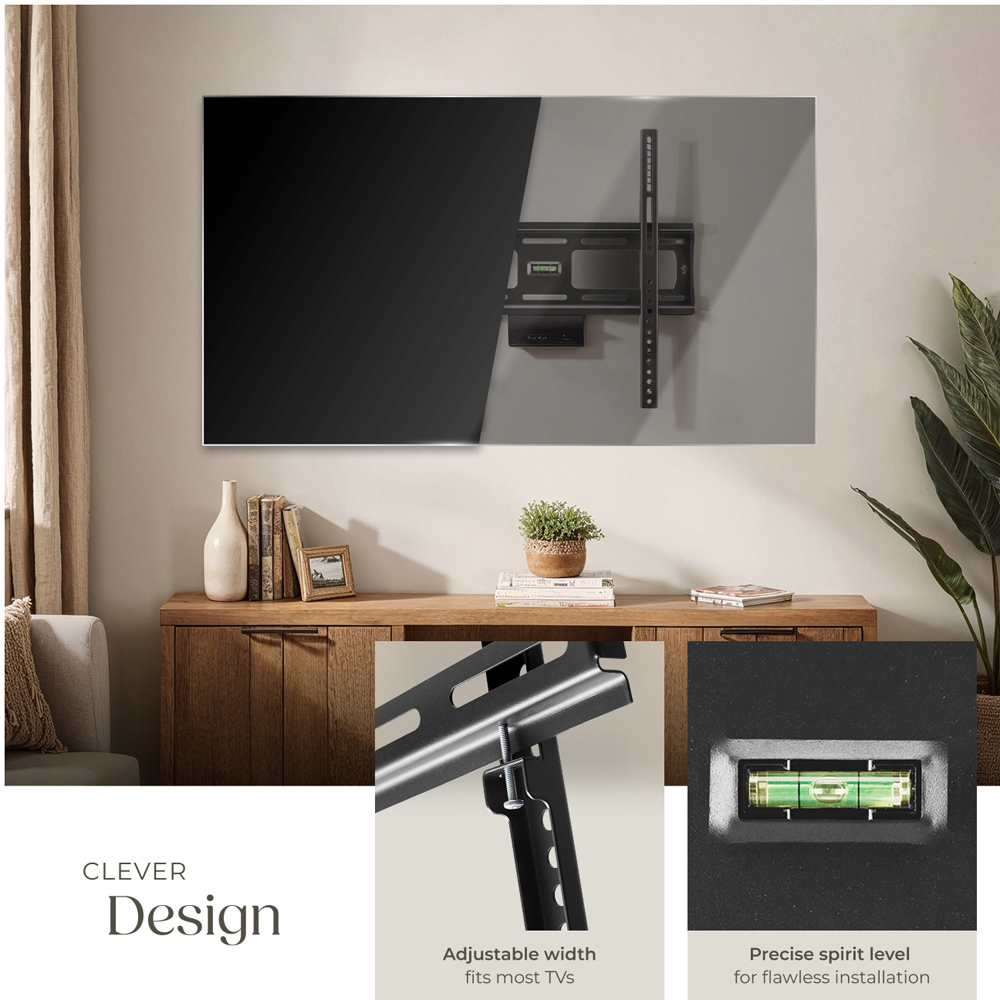 tectake 26 to 75 inch Width Adjustable and TV Bracket Image 6