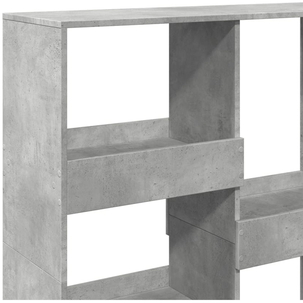 vidaXL 5 Shelf Concrete Grey Bookcase Image 7