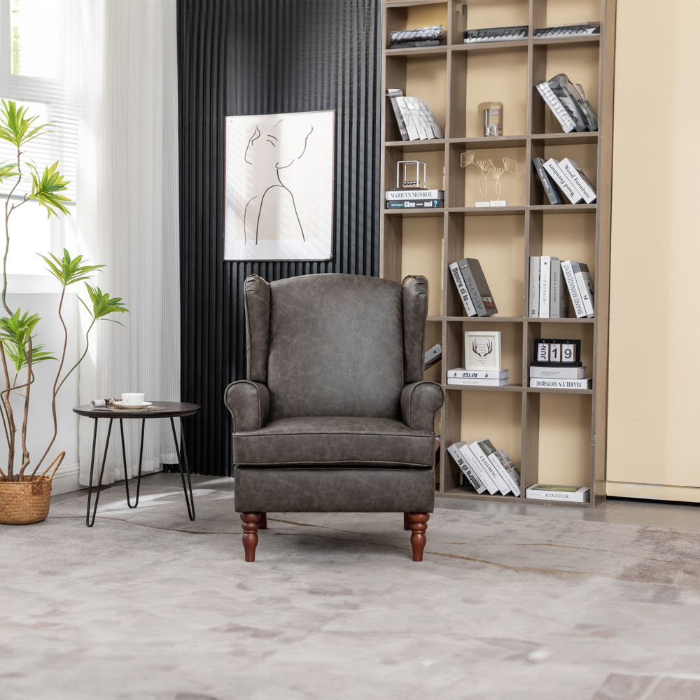 Furniture One Fireside Wingback Armchair Image 6