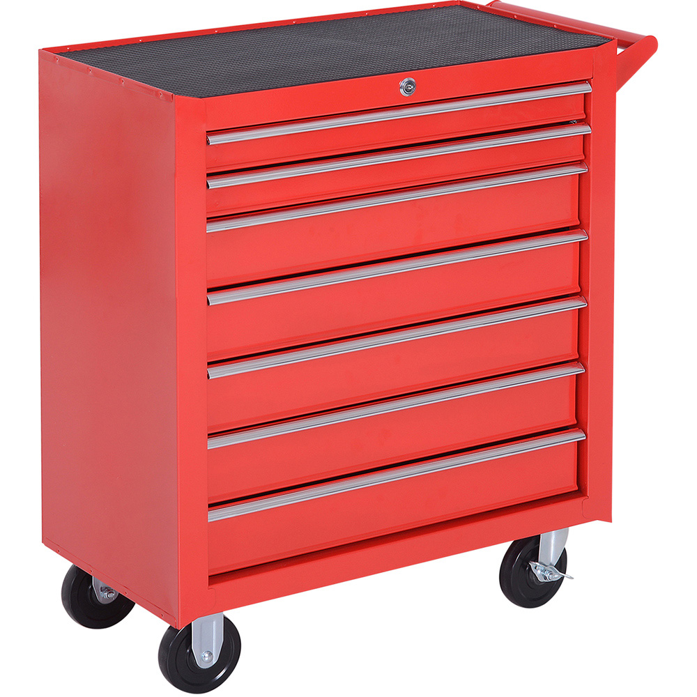 Durhand 7 Drawer Red Roller Tool Chest Image 1