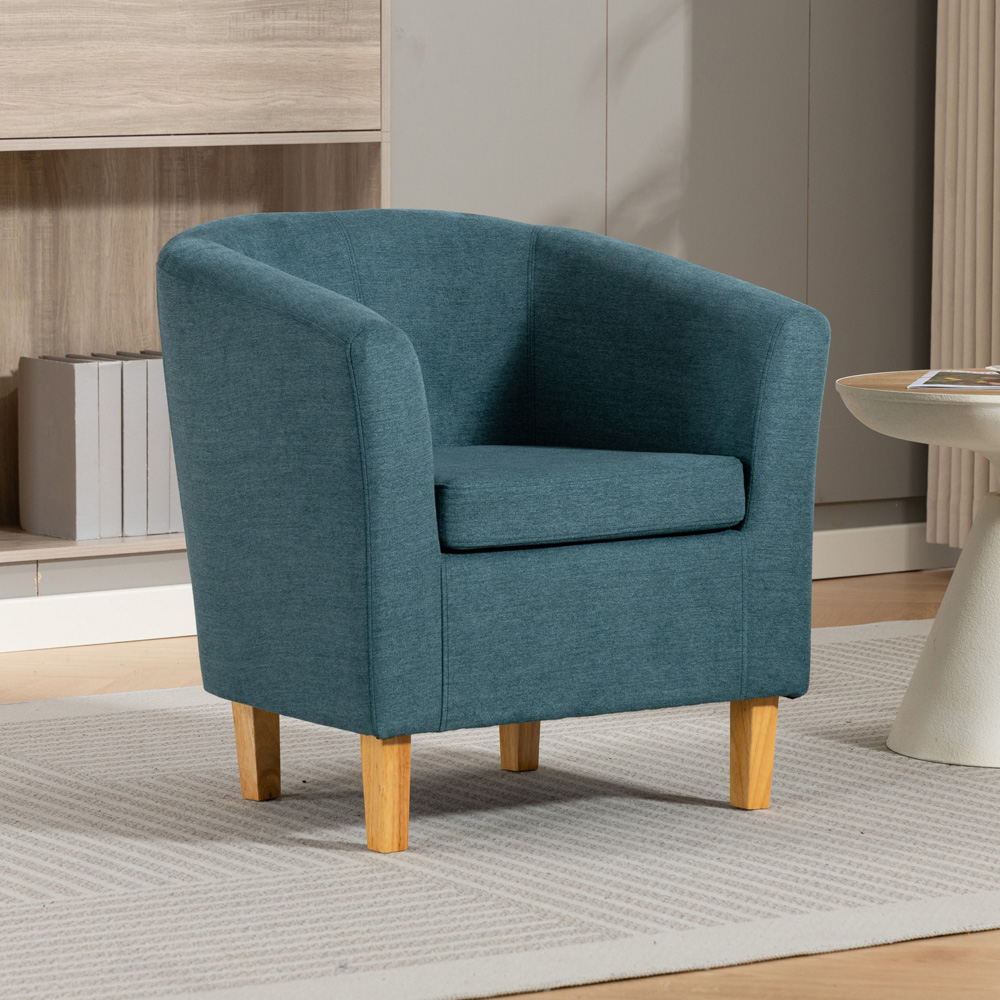 Artemis Home Millie Teal Fabric Accent Chair Image 4