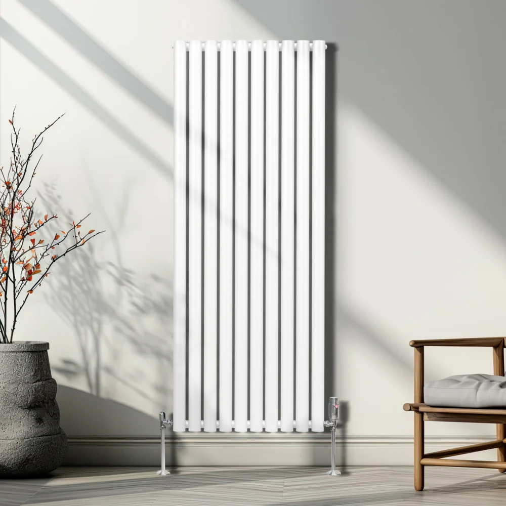 Monster Shop 6691BTU White Oval Column Radiator and Valves 1600 x 600mm Image 5