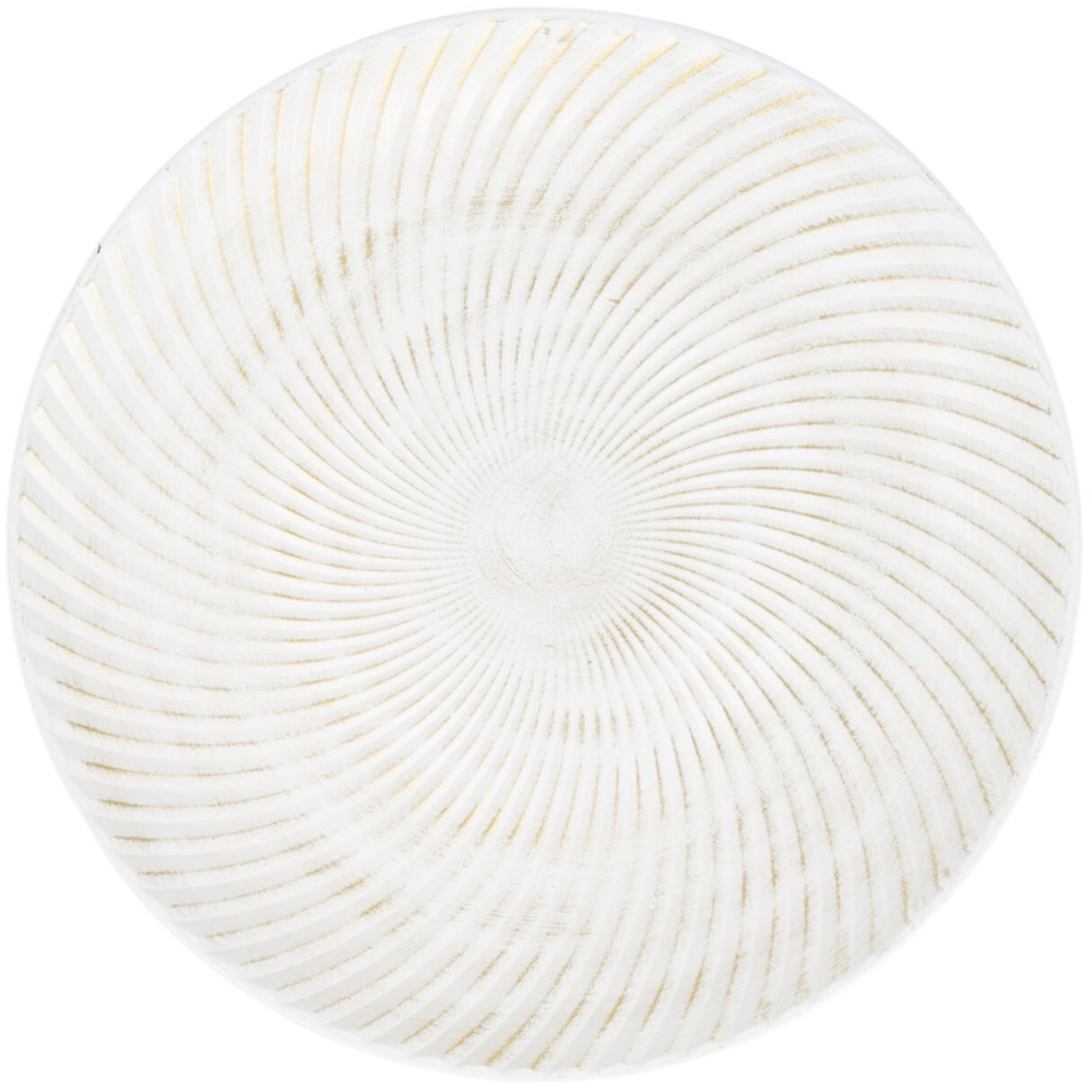 Decorative Wooden Tray White Image 1