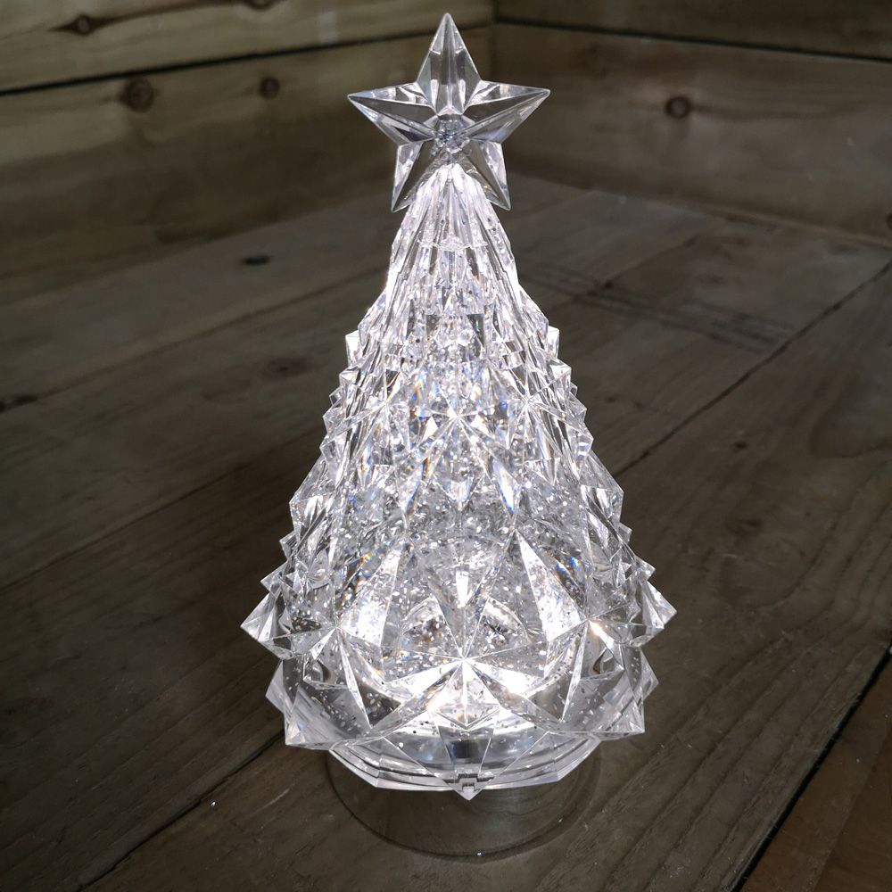 Samuel Alexander Colour Changing Tree LED Christmas Water Spinner 23cm Image 2