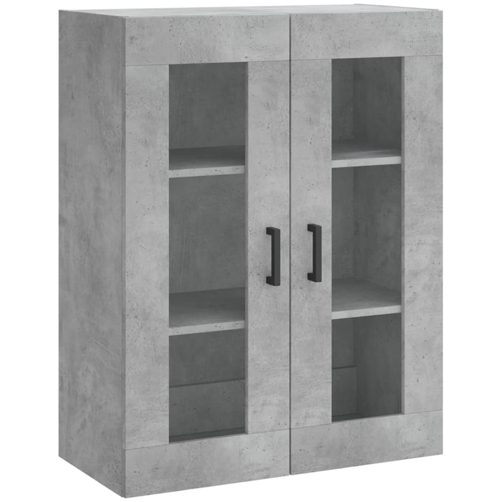 vidaXL 3 Door 3 Drawer Concrete Grey Highboard Image 5